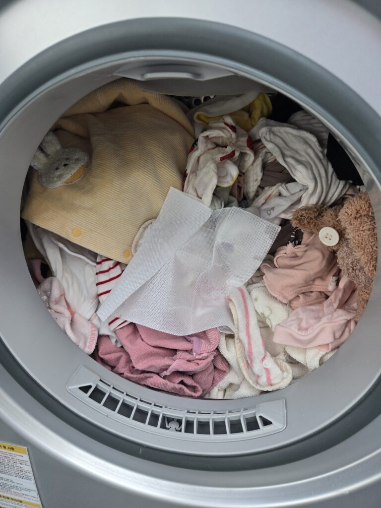 나투라비타 건조기시트 아기 옷 빨래 사용 후기